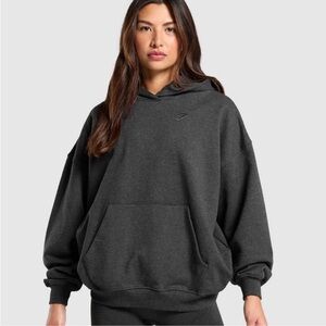 Gymshark Black Marl Rest Day Sweats Hoodie
